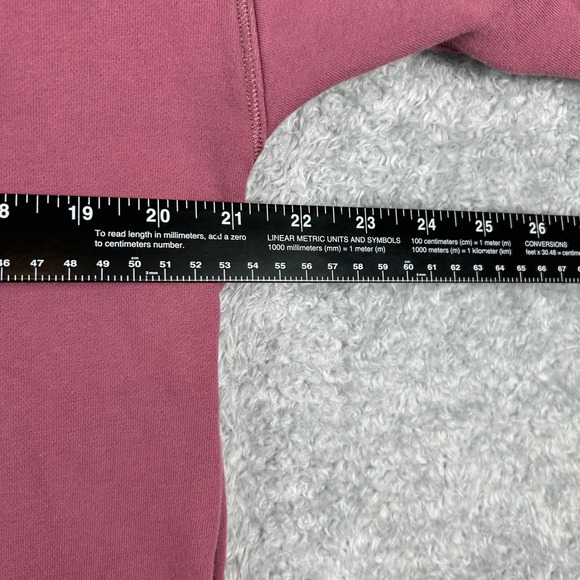 Lululemon Broken Beats Oversized Mock Neck Sweatshirt Dress Rose Pink Size M - Picture 6 of 9